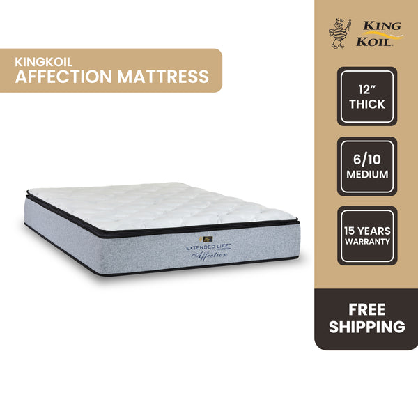 King Koil AFFECTION Mattress (12 inch), Extended Life Collection