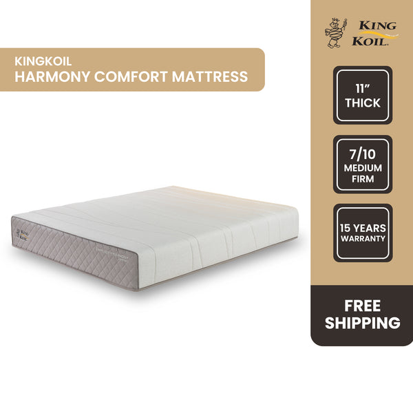 King Koil Simplicity COMFORT Mattress (11 inch), Simplicity Harmony Collection